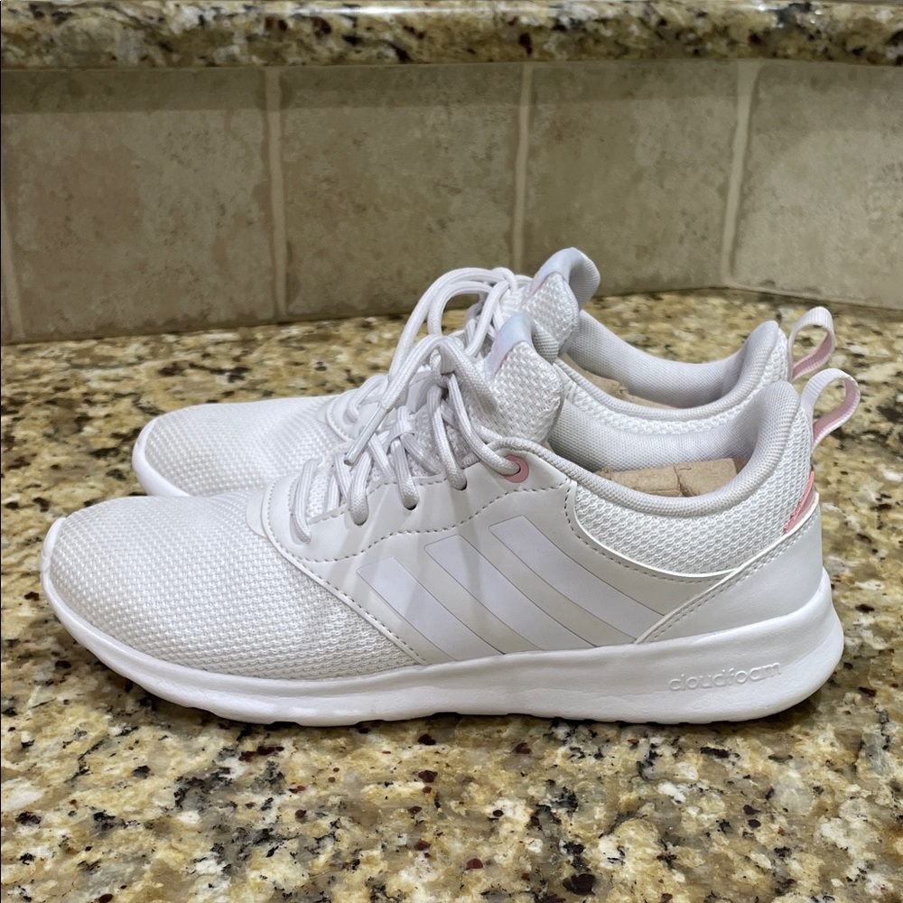 Adidas Women's Cloudfoam White Sneakers